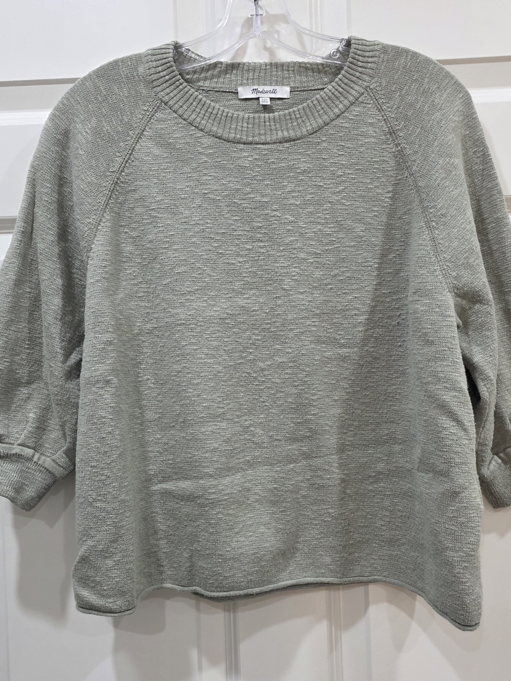 Madewell Women's  Green Crewneck Sweater